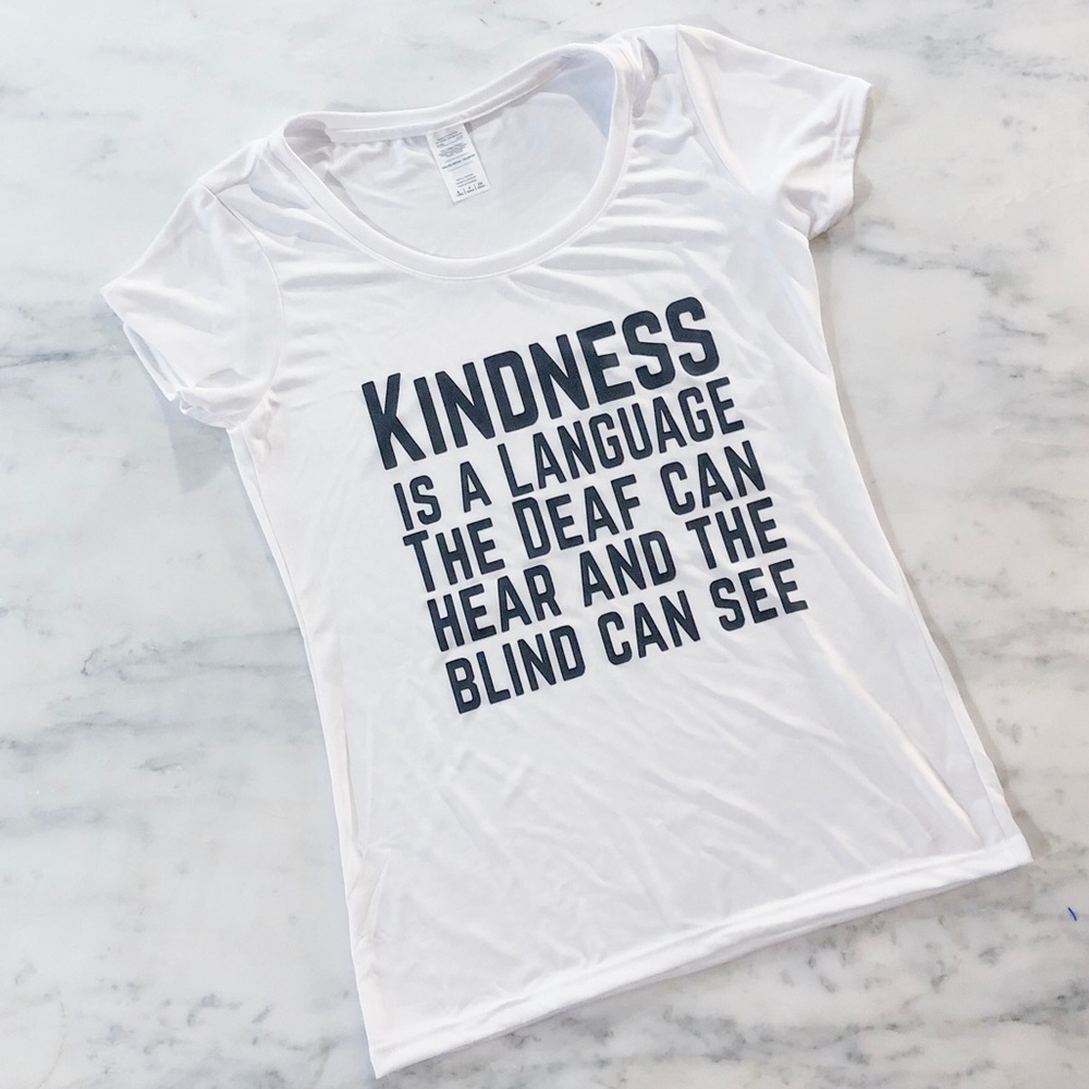 Kindness is a Language T Shirt - Picture 2 of 10